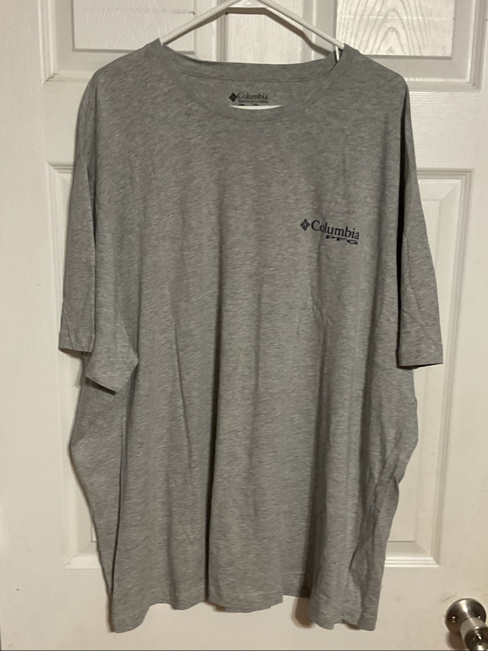 Columbia Heather Gray Short-Sleeve Logo Tee size 3XL NWT